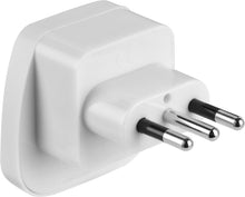 Carica l'immagine nel visualizzatore di Gallery, Electraline 70042, Adattatore da Viaggio da Mondo a Italia, Bianco