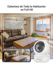 Carica l'immagine nel visualizzatore di Gallery, EZVIZ C6N Indoor WiFi Surveillance Camera 360°, 1080P Baby/Pet Surveillance Camera, Night Vision, Two-Way Audio, Motion 