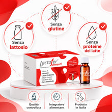Carica l'immagine nel visualizzatore di Gallery, Lactofer Fermenti – Fermenti Lattici Probiotici in Flaconcini – Integratore Alimentare utile per l’Equilibrio della Flor