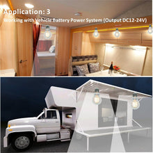 Carica l'immagine nel visualizzatore di Gallery, 12V LED E27 Lampadina a Vite,6W Bassa Tensione Bianca Fredda 5000K,A60 6W E27 Lampadine AC/DC 12-24V Retrò E27 Luci LED 