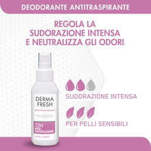 Carica l'immagine nel visualizzatore di Gallery, Dermafresh Iper-Sudorazione 72H Deodorante Antitraspirante Latte, 100 ml