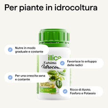 Carica l'immagine nel visualizzatore di Gallery, Illica, Concime Per Idrocoltura 100ml Fertilizzante Idroponica, Nutrimento Piante Idroponiche Vere Da Interno, Piante Ve