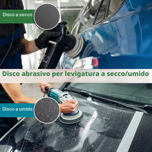 Carica l'immagine nel visualizzatore di Gallery, JatilEr Set 24 125mm Dischi Abrasivi Rotondi, Asciutti Bagnati Carta Abrasivi Carta Abrasiva ad Acqua a Disco Grana 1000