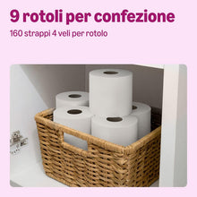 Carica l'immagine nel visualizzatore di Gallery, by Amazon, Carta Igienica Ultra Morbida, 4 Veli, 36 Rotoli (4 Confezioni da 9), 160 Strappi per Rotolo, Certificata FSC