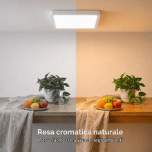 Carica l'immagine nel visualizzatore di Gallery, LQWELL® Plafoniera Lampada da soffitto a LED, Lampada da bagno impermeabile IP44 Rotonda Piatta 23W 4000K 2600LM Sottile