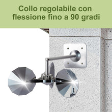 Carica l'immagine nel visualizzatore di Gallery, OFFO Deterrente per Piccioni,Scaccia Piccioni per Balcone,Riflesso a 360° con Base in Alluminio,Spaventa Uccelli per Gia