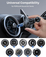 Carica l'immagine nel visualizzatore di Gallery, YOSH Supporto Auto Magnetico per Bocchette Tonde, Compatibile con Mercedes-Benz Classe A/B/C/E/V, GLC/Mini Cooper, Suppo
