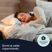 Carica l'immagine nel visualizzatore di Gallery, Imetec Scaldasonno Adapto – Scaldaletto singolo 150x80 cotone