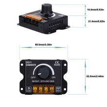 Carica l'immagine nel visualizzatore di Gallery, BENLUN DC 5V-24V 30A RF Striscia LED Dimmer Controllori
