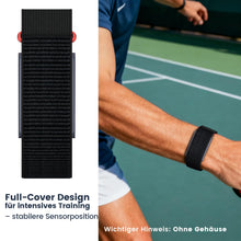 Carica l'immagine nel visualizzatore di Gallery, SimpleThings Bracciale Amazfit Helio Strap, cinturino elastico in nylon, regolabile, compatibile con Zepp Amazfit Helio 