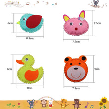 Carica l'immagine nel visualizzatore di Gallery, CONNECTION 12 Pezzi Kit Cucito Bambina Cucito per Bambini Confezione Da Cucire in Feltro per Bambini Artigianato e Cucir