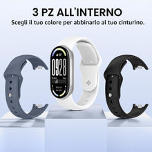 Carica l'immagine nel visualizzatore di Gallery, Diruite 3 Pezzi Cinturini per Xiaomi Smart Band 10/9/8 Cinturino Silicone,Traspirante Impermeabile Cinturini Sportivo Si