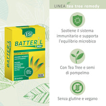Carica l'immagine nel visualizzatore di Gallery, ESI - Batteril 900, Integratore Alimentare di Tea Tree Oil e Semi di Pompelmo, Sostiene il Sistema Immunitario, Favorisc