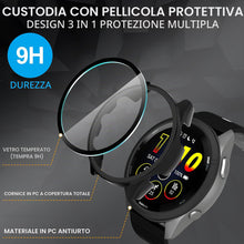 Carica l'immagine nel visualizzatore di Gallery, Diruite 2-Pezzi Cover per Garmin Forerunner 265 Vetro Temperato Pellicola Protettiva,PC Rigido Case Protettiva Ultrasott