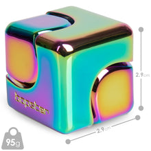Carica l'immagine nel visualizzatore di Gallery, Bopster Fidget Cube Spinner | Spinner da mano in metallo anodizzato | Giocattolo sensoriale e antistress per bambini e a