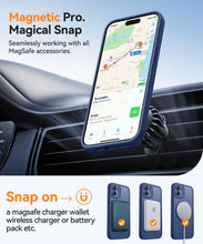 Carica l'immagine nel visualizzatore di Gallery, CANSHN Magnetica Cover per iPhone 12 Mini(5.4 Pollici), [Protezione Completa Della Fotocamera] Custodia Traslucida Opaca