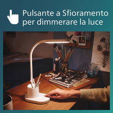 Carica l'immagine nel visualizzatore di Gallery, Philips LED Lampada da Tavolo Bucket, Dimmerabile, Batteria da 1400 mA, 3000-5700K, 7W, Bianco