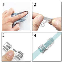 Carica l'immagine nel visualizzatore di Gallery, 20 Pezzi Fermacavo Autoadesivo, Clip Cavo Fermacavi Supporto, Ganci Fermacavi con Adesivo 3M, Gestione Cavi Organizer pe