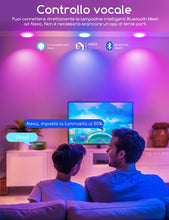 Carica l'immagine nel visualizzatore di Gallery, Aigostar Faretti LED da Incasso per Cartongesso 6W, Smart Bluetooth Mesh Lampada da Soffitto, RGB Dimmerabile, Bianco Ca