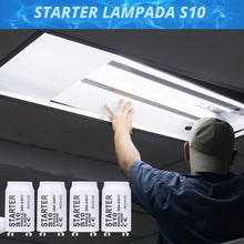 Carica l'immagine nel visualizzatore di Gallery, 10 Pezzi Starter S10 4-80W 200-240V Starter per Lampade Neon Longlife Starter Tubo Fluorescente Avviamento per Lampade L