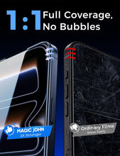 Carica l'immagine nel visualizzatore di Gallery, MAGIC JOHN Pellicola Vetro Temperato per iPhone 17 Pro, Durezza 9H Vetro Temperato, Rimozione Automatica Della Polvere, 