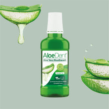 Carica l'immagine nel visualizzatore di Gallery, Collutorio all'Aloe Vera AloeDent senza fluoro, Azione naturale, Vegano, Senza crudeltà, Senza SLS, Senza alcool, Gengiv