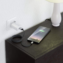 Carica l'immagine nel visualizzatore di Gallery, deleyCON 2m Cavo Micro USB in Nylon Cavo di Ricarica e Dati con Connettori in Metallo per Ricarica e Sincronizzazione Te