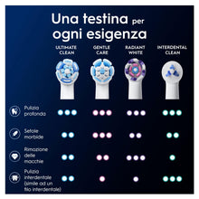 Carica l'immagine nel visualizzatore di Gallery, Oral-B Testine di Ricambio iO Series Ultimate Clean, 2 testine rotonde originali per Spazzolino Elettrico, setole CrissC