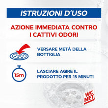 Carica l'immagine nel visualizzatore di Gallery, Wc Net Professional Trattamento Scarichi Domestici, Fragranza Pino 1000 ml