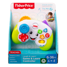 Carica l&#39;immagine nel visualizzatore di Gallery, Fisher-Price Controller Gioca &amp; Impara Ridi &amp; Impara, Joystick Giocattolo Musicale per l&#39;Infanzia con Luci e Contenuti Educativi, Giocattolo per Bambini 6-36 mesi, Edizione UK-Inglese , FWG12
