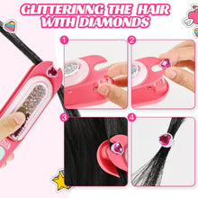 Carica l'immagine nel visualizzatore di Gallery, Regalo Bambina 5 6 7 8 9 10 Anni, Kit Gemme Capelli Giochi Bambina 4-10 Anni Femmina, Lavoretti Creativi per Bambini, Re