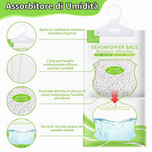 Carica l'immagine nel visualizzatore di Gallery, DEPAR 8 confezioni di rimozione dell'umidità, deumidificazione granulare per rimuovere l'umidità e odori sgradevoli. Sac