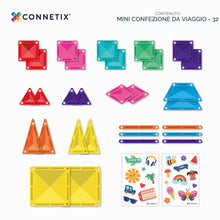 Carica l'immagine nel visualizzatore di Gallery, CONNETIX Piastrelle Magnetiche Travel Mini Pack, 32 Pezzi