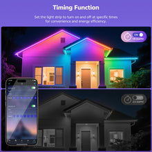 Carica l'immagine nel visualizzatore di Gallery, CUQI Striscia LED da 20M per Esterni, Impermeabile IP68 Striscia LED RGB per Esterni Supporta il Controllo Tramite Telec