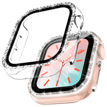 Carica l'immagine nel visualizzatore di Gallery, TOCOL 2 Pezzi Cover Diamanti per Apple Watch SE 3 2 1, Series 6 5 4 40mm con Vetro Temperato Pellicola Protettiva, Coper