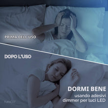 Carica l'immagine nel visualizzatore di Gallery, FLANCCI Adesivi per il blocco della luce a LED, filtri LED per l'attenuazione della luce Coperture per LED Blackout, att
