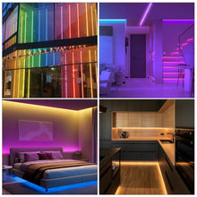 Carica l'immagine nel visualizzatore di Gallery, 12V Striscia LED COB da 6500K, flessibile Strip Alta Luminosita 4mm di larghezza, 480LEDs/m nastro luminoso Luci tagliab