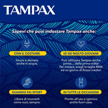 Carica l'immagine nel visualizzatore di Gallery, Tampax Super, 30 Assorbenti Interni con Applicatore in Cartone