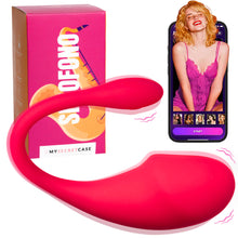 Carica l'immagine nel visualizzatore di Gallery, MySecretCase Ovetto Vibrante Telefono Stimolatore Clitoride Femminile 9 Modalità di Vibrazione Sexytoysys Donna Vibrator