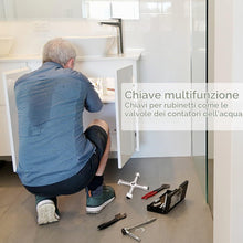 Carica l'immagine nel visualizzatore di Gallery, 4 vie chiave multiuso a quattro vie multifunzione Cross Triangle Key Cle armadio elettrico universale 4 in 1 per ascenso