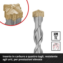 Carica l'immagine nel visualizzatore di Gallery, Einhell 7 pezzi set di punte SDS Plus, 160 mm, Ø 6–14 mm