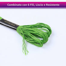 Carica l'immagine nel visualizzatore di Gallery, Romon 100 Colori Fili da Ricamo, Fili da Ricamo con Accessori per Amicizia Braccialetti Mestieri, Fili Punto Croce per Maglieria Punto Croce, 8m (100 Colori)