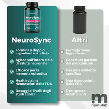 Carica l'immagine nel visualizzatore di Gallery, Citicolina Pura 500mg + Fosfatidilserina, 120 Capsule, Colina Integratore (CDP-Colina), Sostituto Synapsine 1000 e Alpha