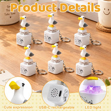 Carica l'immagine nel visualizzatore di Gallery, Seagull Mine Keychain, 6pcsSeagull Mine Button Keychain, Portachiavi Con Pulsante Sonoro Seagull Mine, Con Suono Reale E