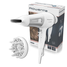 Carica l'immagine nel visualizzatore di Gallery, Rowenta CV5930 Powerline Asciugacapelli con Booster Ionico, Phon per Capelli 2100W, Tecnologia Effiwatts, Thermo Control, 1 Diffusore e 1 Concentratore, 6 Combinazioni di Velocità/Temperatura