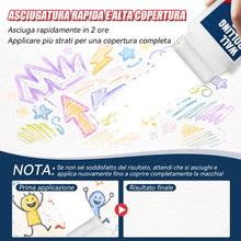Carica l'immagine nel visualizzatore di Gallery, Rullo Vernice Bianca per Interni, Wall Repair Rolling Brush, Mini Roller Paint Kit 100g, Pittura Bianca Muro Interno ad 