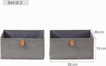 Carica l'immagine nel visualizzatore di Gallery, LOVE IT STORE IT Premium Organizer armadio, grigio, set 2 pezzi