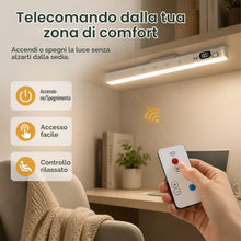 Carica l'immagine nel visualizzatore di Gallery, Lampada da scrivania LED magnetica con telecomando