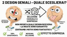Carica l'immagine nel visualizzatore di Gallery, Cuscino da 18 cm come articolo scherzo per un buon prank – Cuscino per bambini e teste dei bambini – Cuscino retrò grand