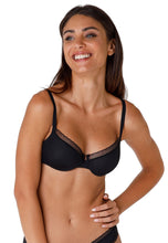 Carica l'immagine nel visualizzatore di Gallery, Lovable Reggiseno con Ferretto e Coppe non Imbottite Preformate in Microfibra, Sostegno, Forma Seno Naturale, Art. 027M, My Daily Comfort Donna